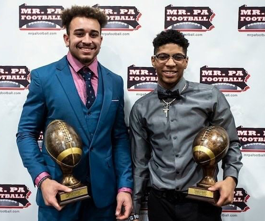 2019 Mr. PA Football winners Julian Fleming and Daequan Hardy