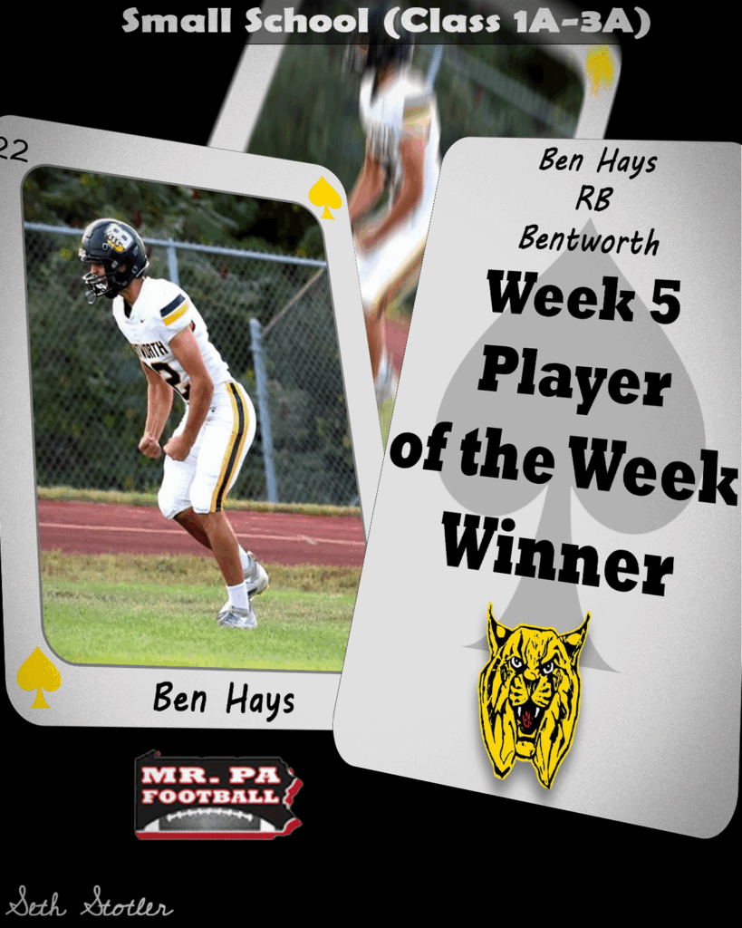 Week 5 Small School POW - Ben Hays