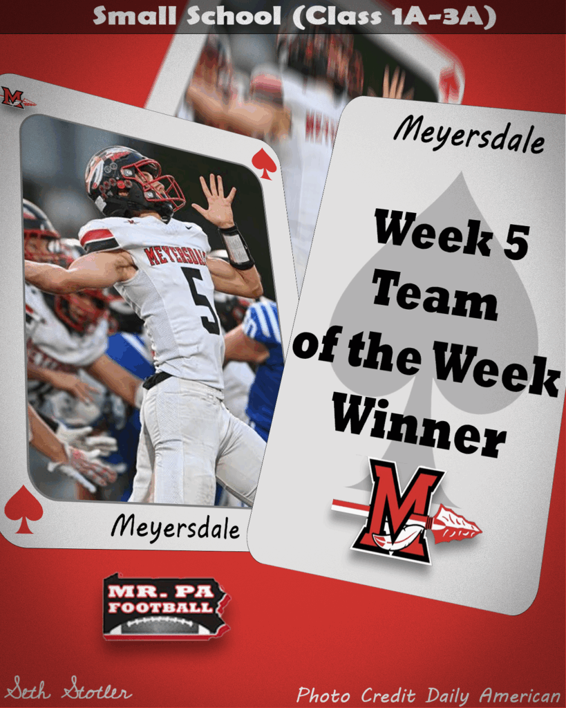 Week 5 Small School TOW - Meyersdale