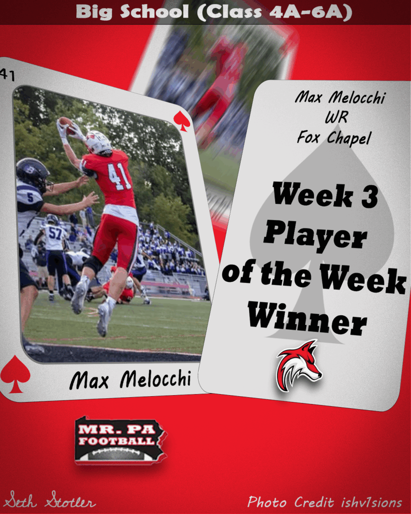 POW Week 3 Big School - Max Melocchi - Fox Chapel