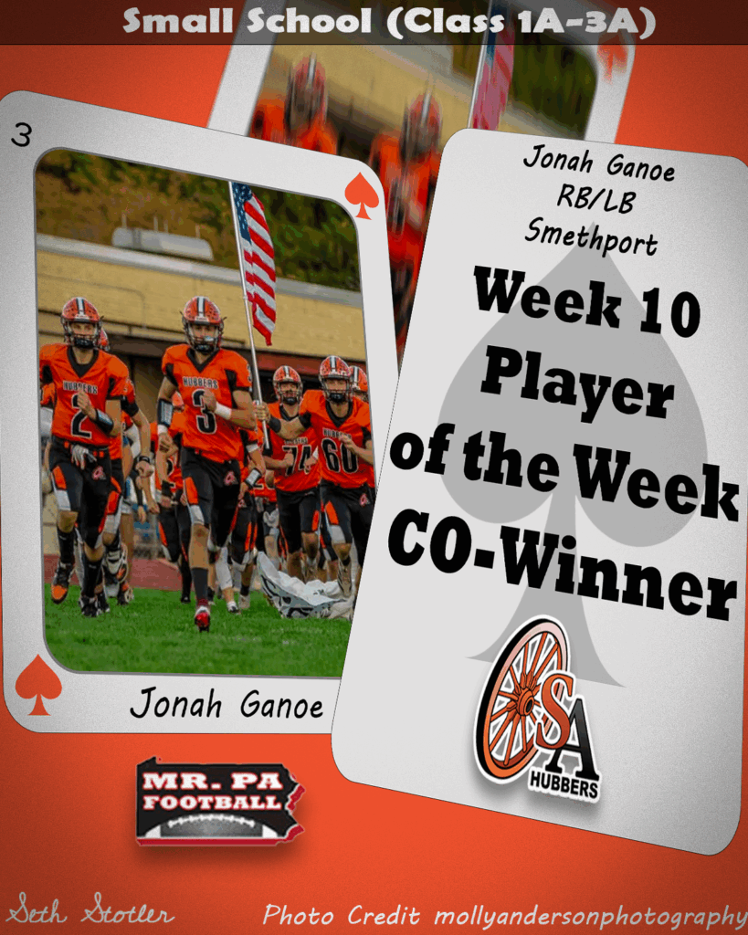 Week 10 Small School POW - Jonah Ganoe