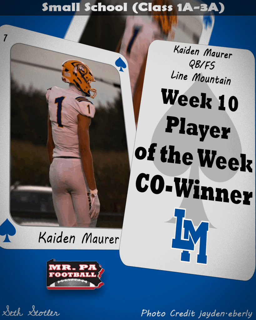 Week 10 Small School POW - Kaiden Maurer