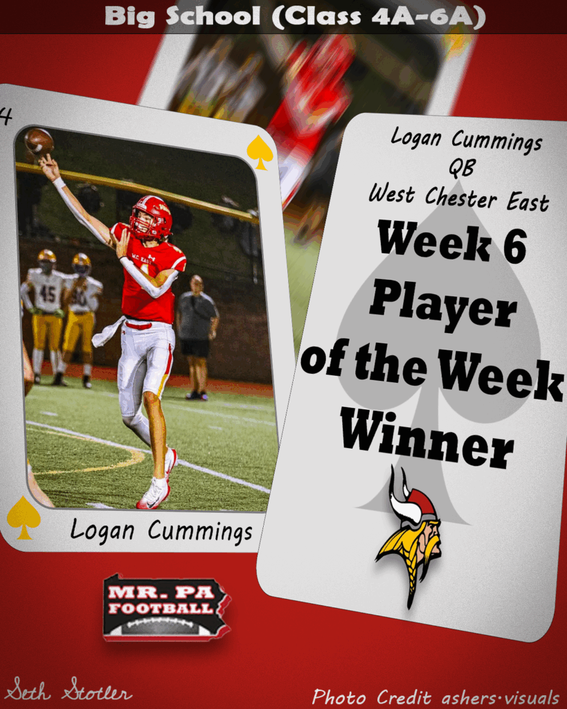Week 6 Big School POW - Logan Cummings