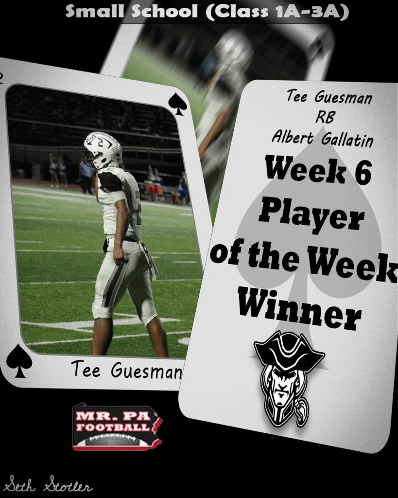 Week 6 Small School POW - Tee Guesman
