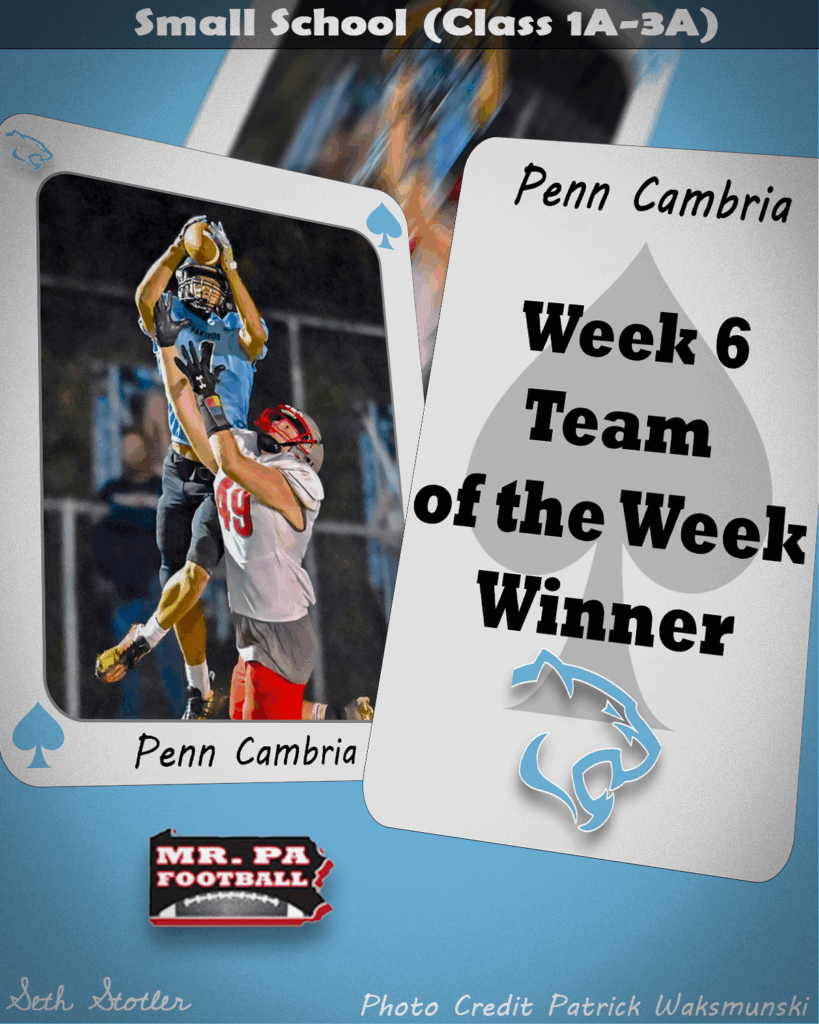 Week 6 Small School TOW - Penn Cambria
