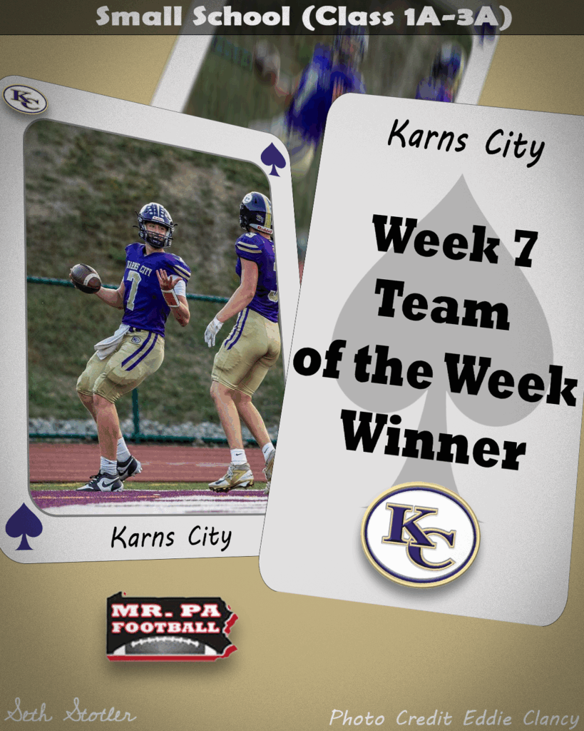 Week 7 Small School TOW - Karns City