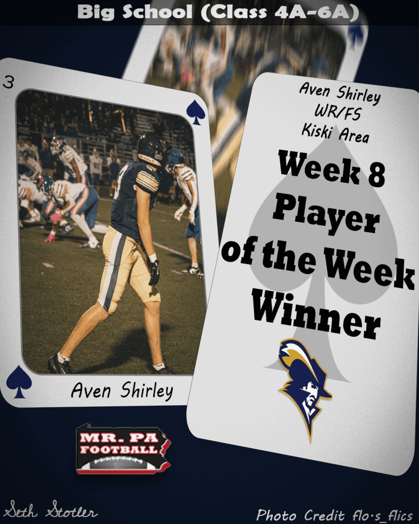Week 8 Big School POW - Aven Shirley
