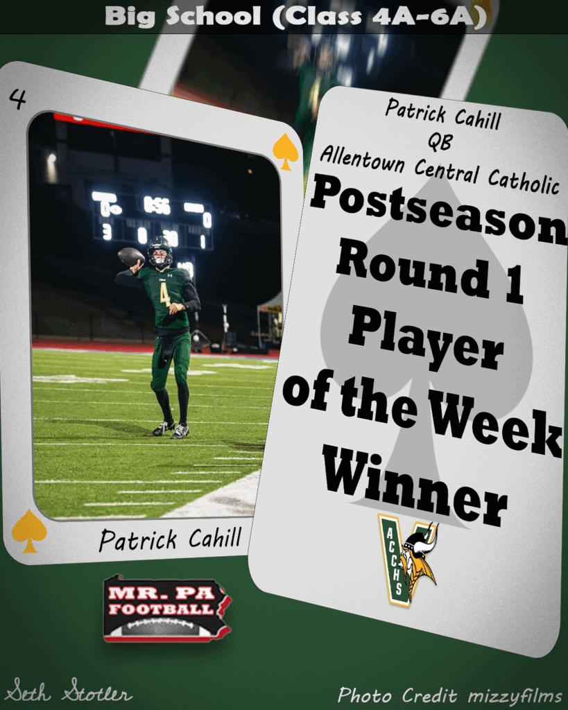 Postseason Round 1 Big School POW - Patrick Cahill