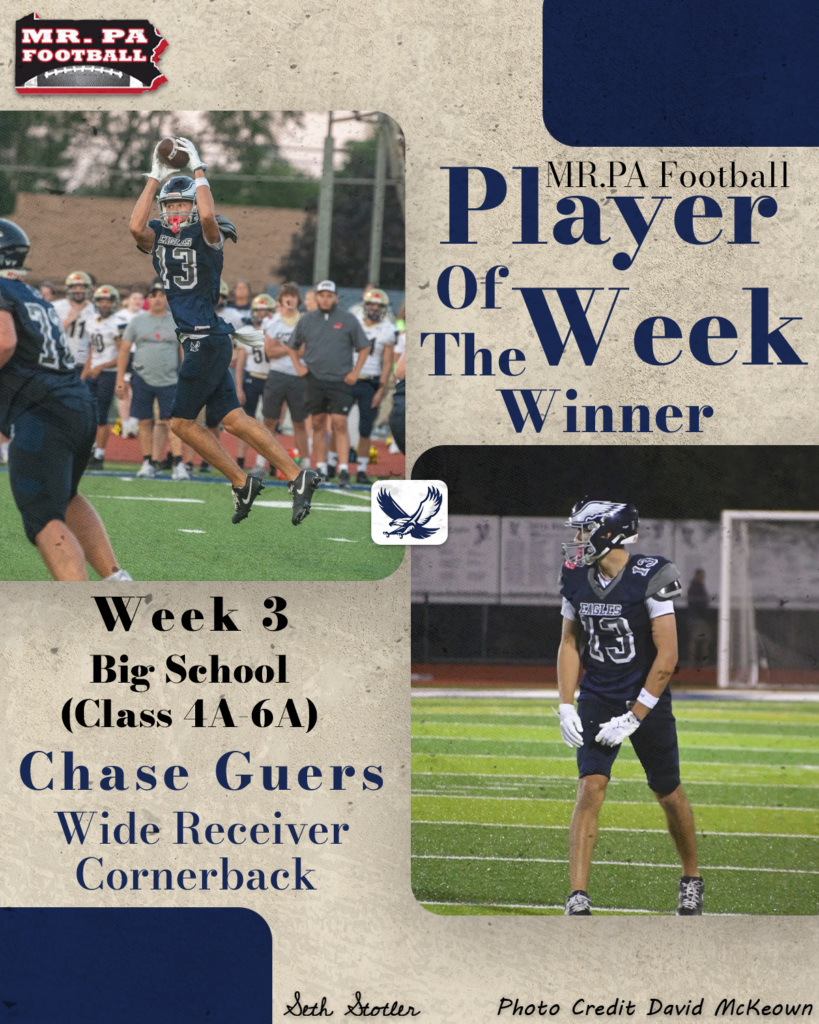 2026 Week 3 Big School POW - Chase Guers