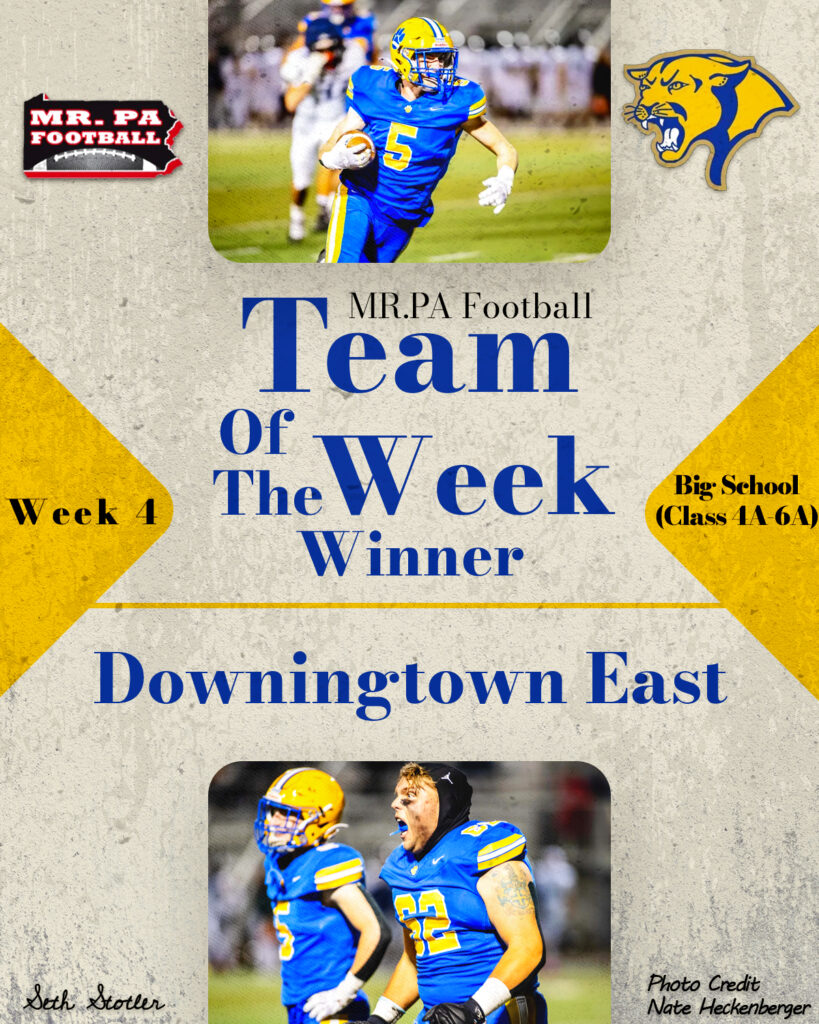 2026 Week 4 Big School TOW - Downingtown East