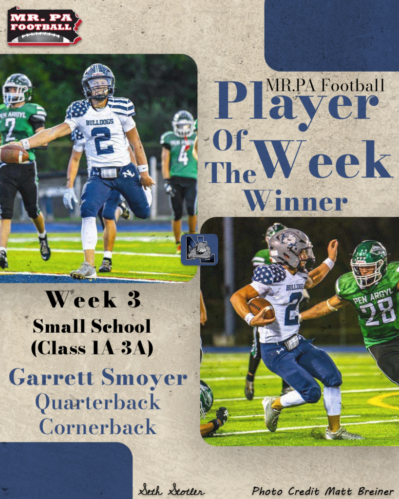 2026 Week 3 Small School POW - Garrett Smoyer