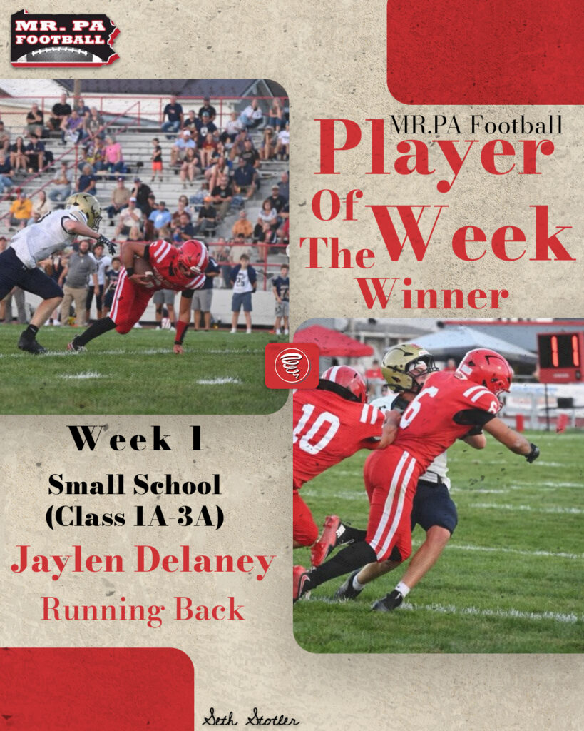 2026 Week 1 Small School POW - Jaylen Delaney