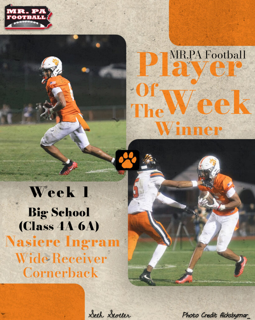 2026 Week 1 Big School POW - Nasiere Ingram
