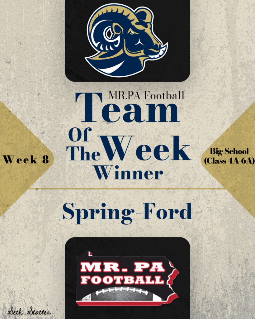 2026 Week 8 Big School TOW - Spring-Ford